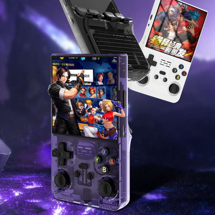 Green - R39 MAX 64G Linux System Handheld Game Console 4-Inch HD Screen RK3326 30+ Emulators 20000+