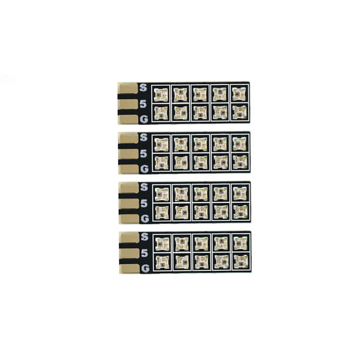 13mm - 4PCS HGLRC LED LONGXL 13mm LED Strips Small Size Programmable Color Change for RC FPV Racing