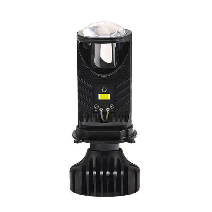Infitary 12-36V Pair H4 LED Projector Headlight 6500K 55W Headlamp Universal for Cars and Motorcycle