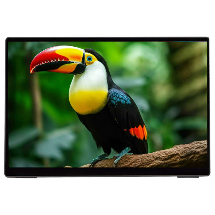 Grey - HAILESI 10.5 Inch FHD 1280P Portable Monitor Computer Gaming Display USB C External Screen fo