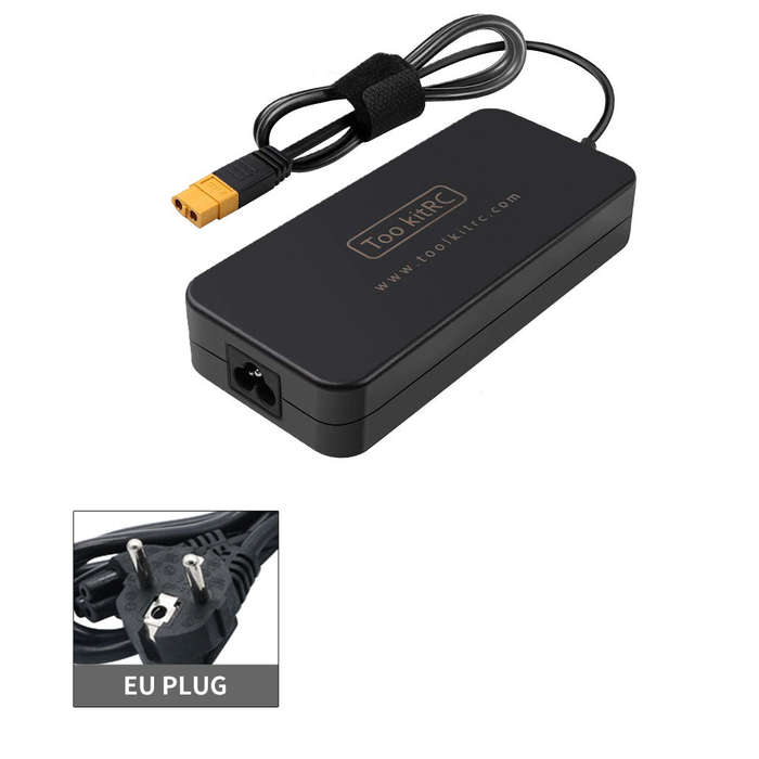 UK Plug - ToolKitRC ADP200 200W 10.3A Power Supply with XT60 Output Adapter for RC iSDT GTPower HotR