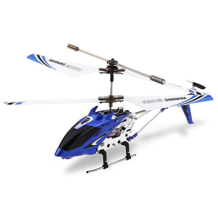 Red - SYMA S107G 3CH Anti-collision Anti-fall Infrared Mini Remote Control Helicopter With Gyro Toys