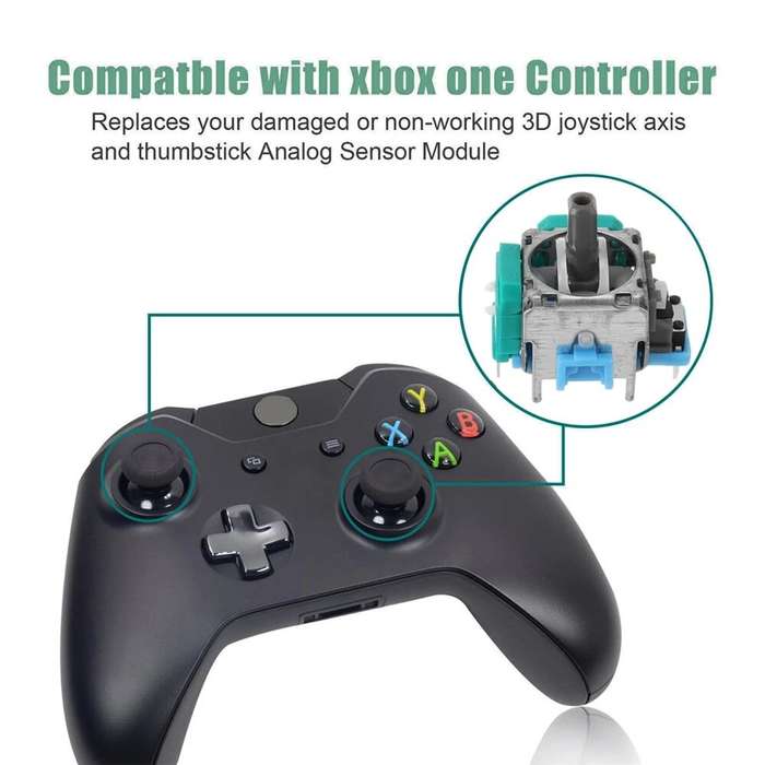 6 PCS Controller Replacement Button 3D Analog Stick Sensor Module Thumb Stick for PS4 Gamepad Dualsh