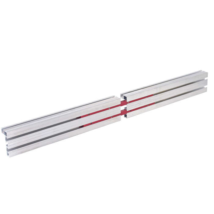Red - 75 Type Aluminium Alloy Profile Fence Connector Set For Router Table Fence Rail Connector Wood