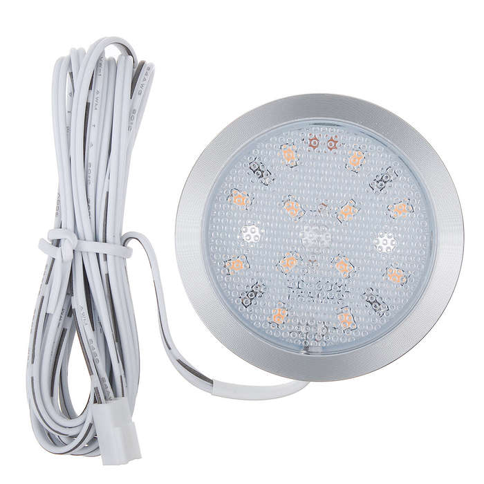 White - 12V LED Spot Light Ceiling Cabin Interior Lamp Downlight For VW T4 T5 RV Caravan