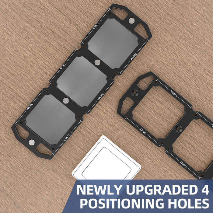 72mmx72mm - 86 Type Socket Box Hole Template Wood Board Slotting Template Switch Socket Opening Temp