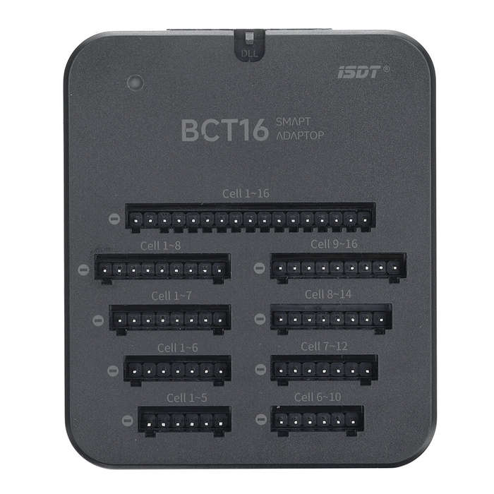 Black - ISDT BCT-16 Smart Balance Adaptor 2 XH2.54 to 1 MX3.0 Connector for ISDT X16