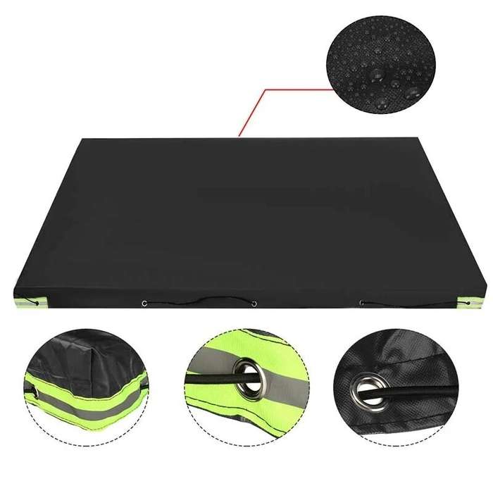 8 - 260cm 600D PVC Waterproof Trailer Cover Auto Roof Tent Heavy Duty Dustproof Protector Cover Trav