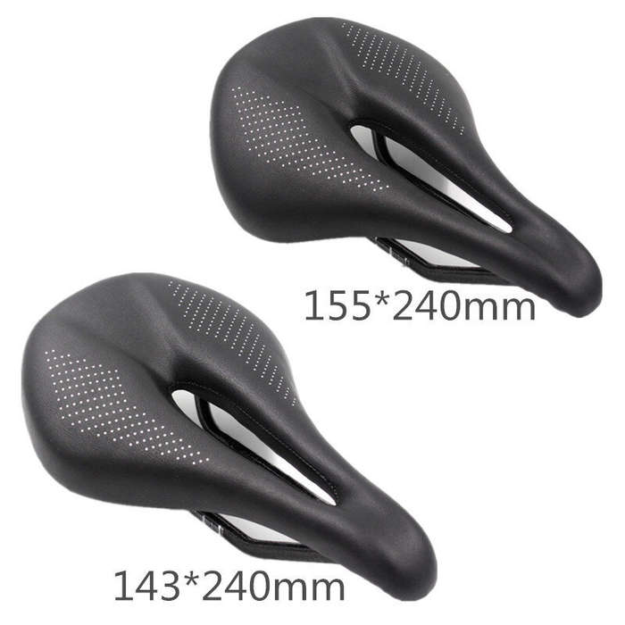 155mm - Bicycle Carbon Saddle 155mm Comfortable Bike Seat Cushion Shock Absorption Carbon Cycling Sa