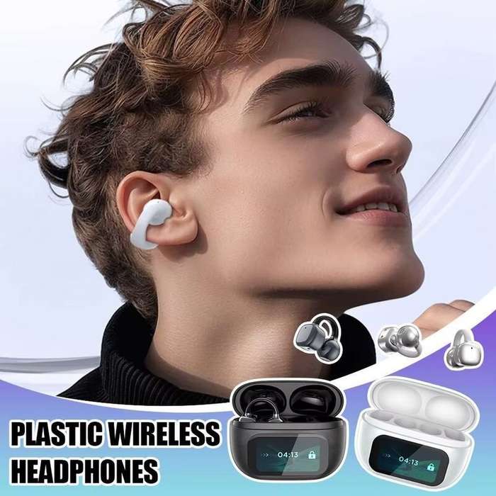 Black - G08 Translator Earbuds Wireless bluetooth 5.4 Earphone LED Touch Screen 13.2mm Dynamic Drive