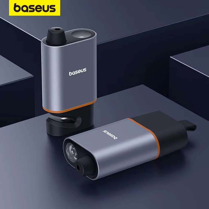 Black - Baseus 3 in 1 Car Safety Hammer U-shaped Emergency Auto Escape Seat Belt Cutter Window Class