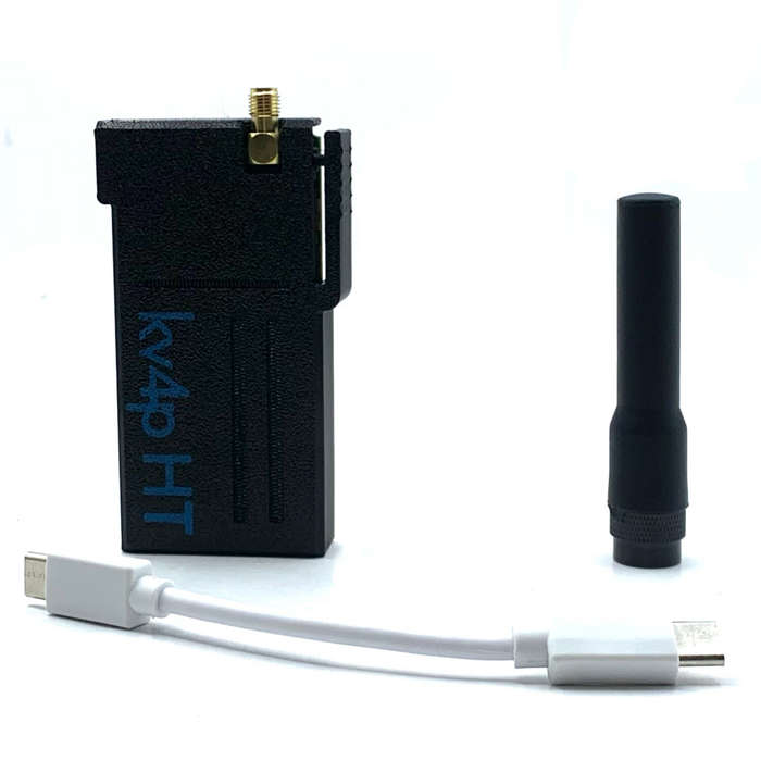 Black - Assembled kv4p HT Ver2.0 Turn Android Phone Into a Modern HAM Radio Transceiver Kits