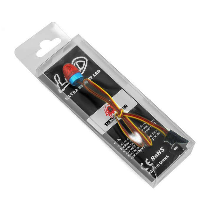 Red - RS Red Spider Multicolor Flashing Lights for 1/10 RV Cars 1/8 Climbing Trucks 1/14 Tamiya Trac