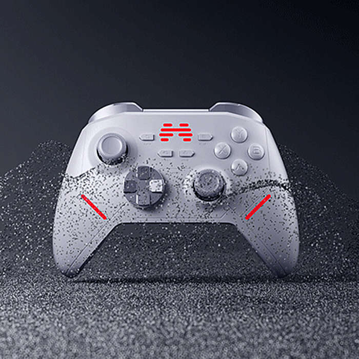 White - BEITONG Kunpeng 20 Tri-mode Wireless Gaming Controller 2.4G/bluetooth5.3/Wired Hall Trigger