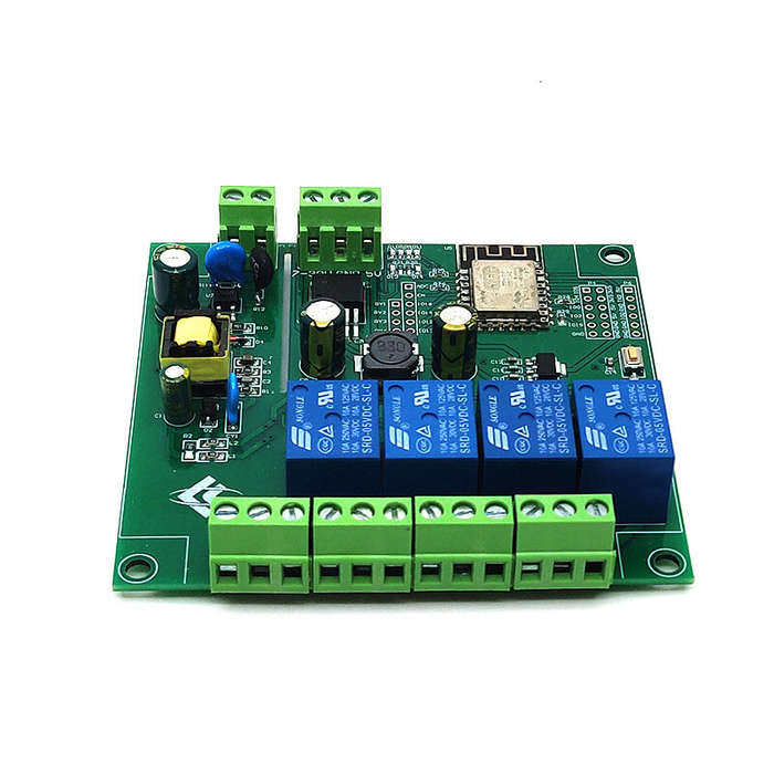 4CH - Relay Module WiFi 4 Channel ESP8266 Development Board Voltage Monitoring Relay Industrial Part