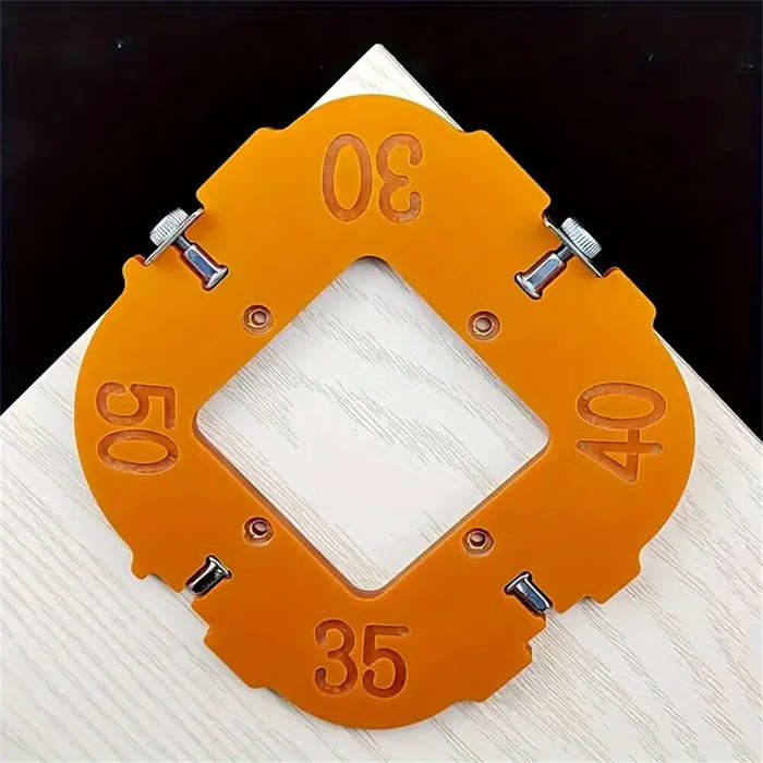 #A - Woodworking Router Corner Template Jig R5 R10 R15 R20 R30 R35 R40 R50 Arc Angle Corner Template