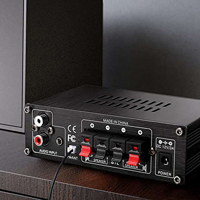 AirAux AS-22 Mini bluetooth Stereo Digital Amplifier 45W MAX RMS 300W Hi-Fi Class D 2 Channel Integr