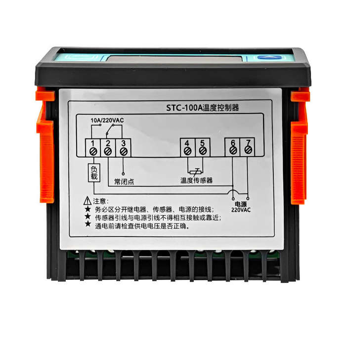 STC-100A - STC-100A Digital Temperature Controller AC220V Intelligent Temperature Regulator Refriger