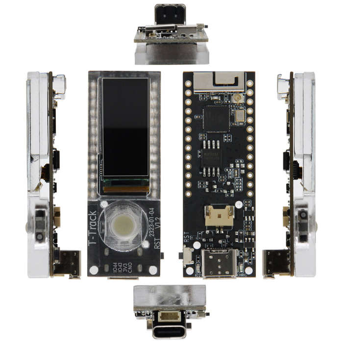 LILYGO T-Track ESP32-S3 AMOLED Trackball Development Board ESP32-S3R8 WiFi bluetooth 1.1inch Display