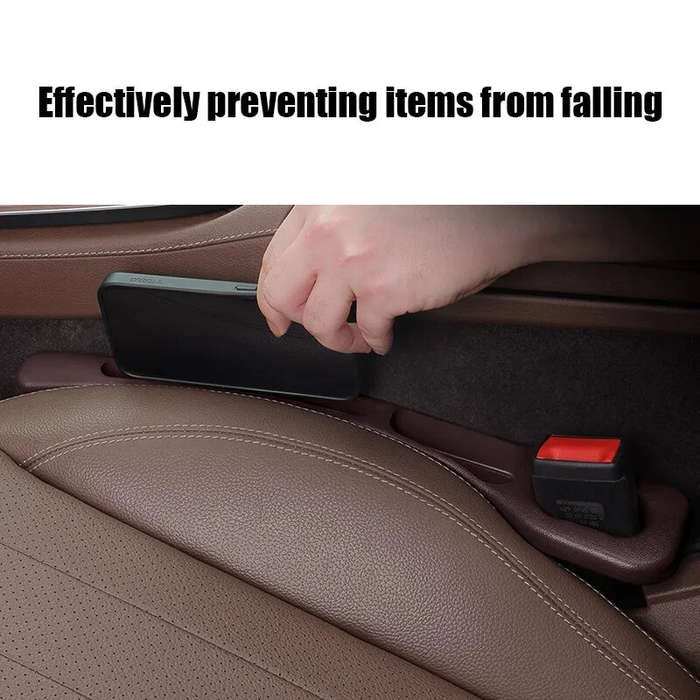 Black - 2pcs Car Seat Gap Plug Filler Car Organizer Storage Box Universal Strip Side Seam Car Gap Fi