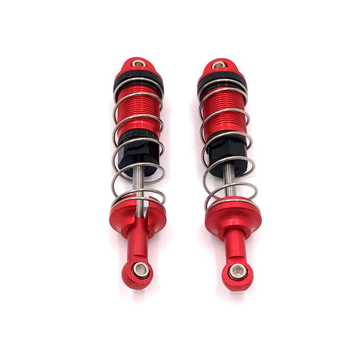Gold - 2pcs Metal Upgraded Front Rear Oil Shock Absorber For 1/16 SCY JJRC RC Car Parts