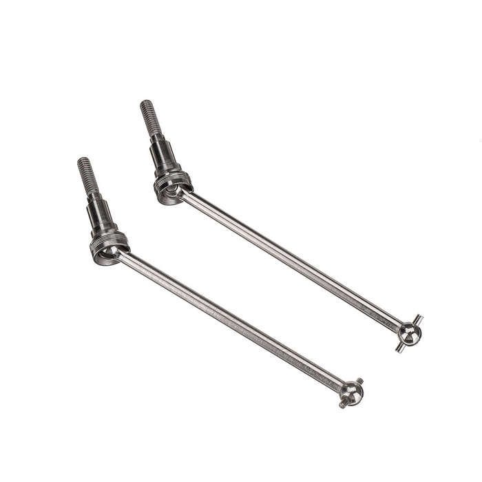 2PCS HBX 2996A 1/10 RC Car Parts Metal Universal Front Drive Shaft Vehicles Models Spare Accessories