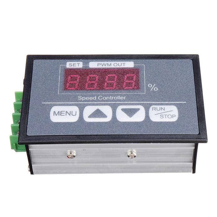 30A 6V12V60V Button Speed Controller Digital Display Percentage Tachometer DC Motor Slow Start Slow