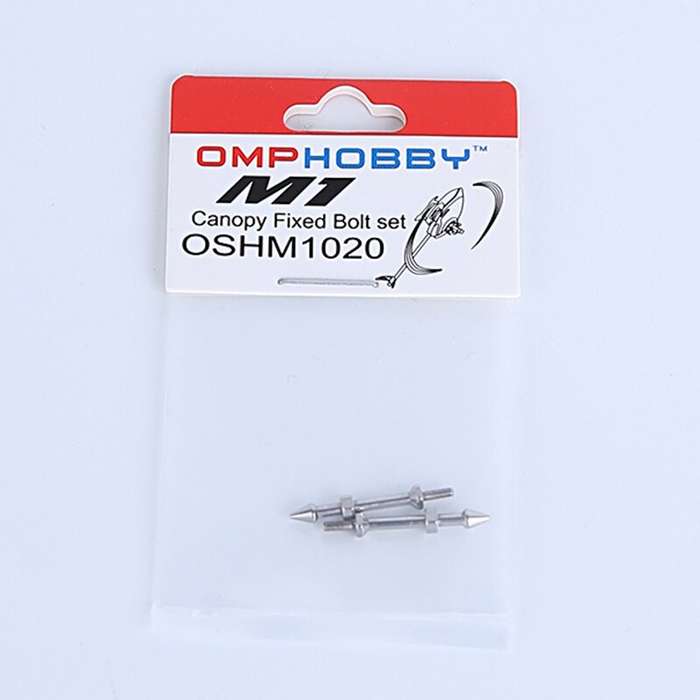 2PCS OMPHOBBY M1 RC Helicopter Spare Parts Canopy Fixed Bolt Set