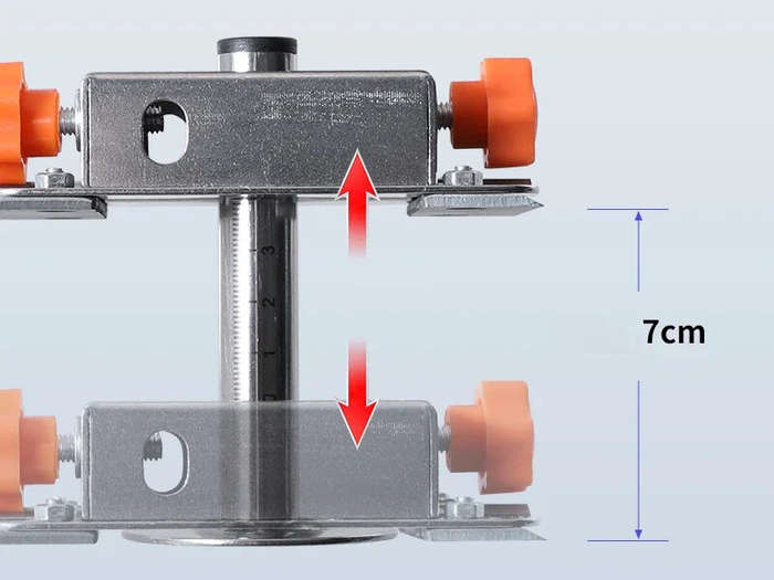 Woodworking Marking Tool Stainless Steel Retractable Tough Multi-Functional Measuring Device Stone P