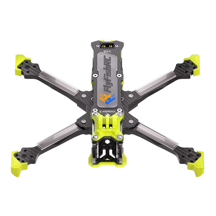 Yellow - FlyfishRC Volador II VX5 V2 225mm Wheelbase 5 Inch T700 Carbon Fiber Frame Kit Support DJI