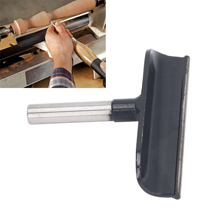 Type-A - Stainless Steel Lathe Tool Rest 16mm Diameter 15cm Length Rustproof Smooth Top Woodturning