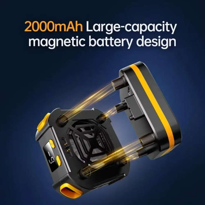 Full Kit - P70 Semiconductor Cooler 10W 2000mAh Magnetic Phone Radiator AI Temp Control Gaming Coole