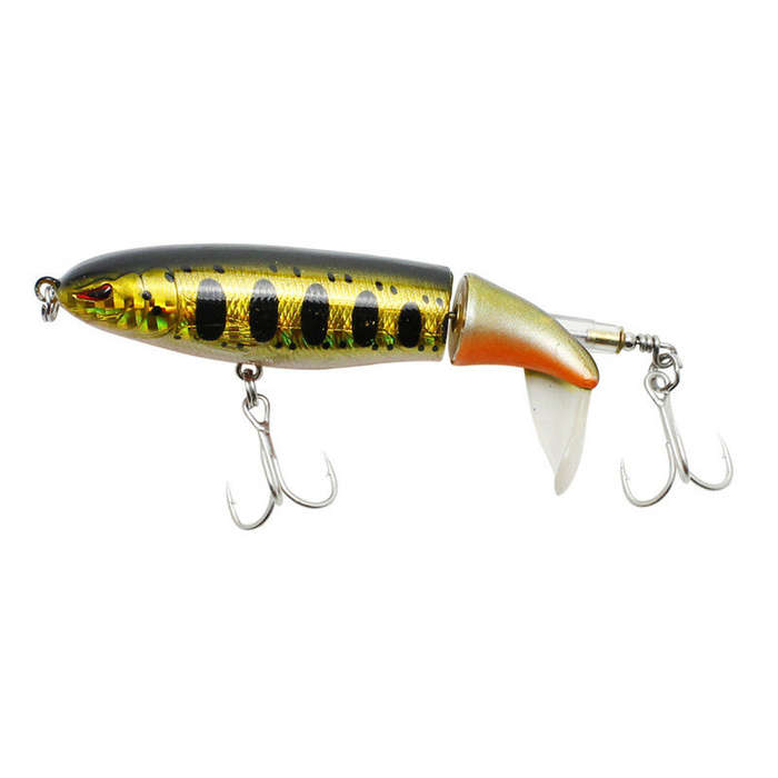 #6 - 1Pcs Glory Day Fishing Fishing Lures For Bass, Whopper Lures Kit With Floating Rotating Tail Fo