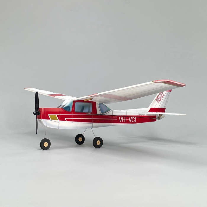 KIT+Motor - MinimumRC Cessna-152 Lava Red 3CH 360mm Wingspan KT Foam RC Airplane KIT+Motor