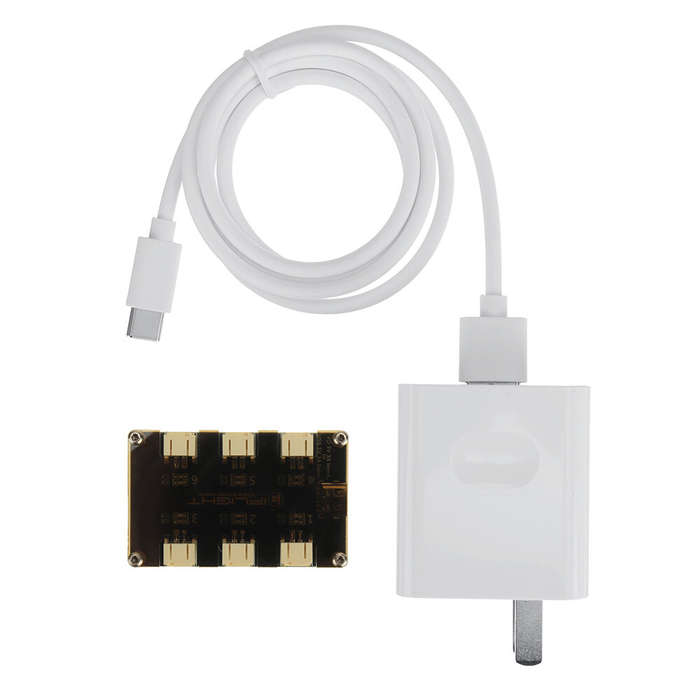 Charger Board - iFlight 1S Six-way PH2.0 1.25HV 300mAh Lithium Battery Charging Board Charger Set