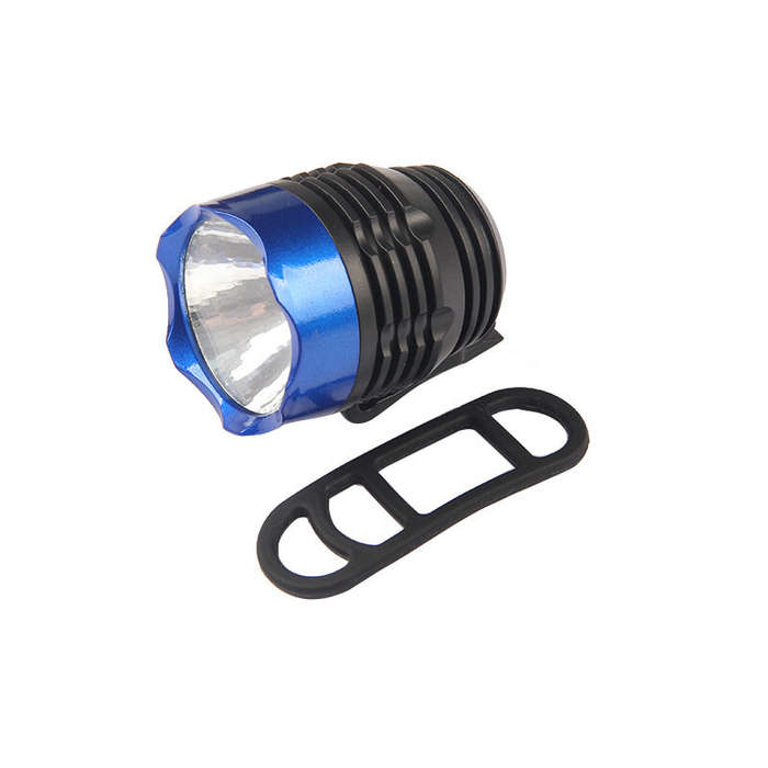 Black blue - Bicycle Headlight USB LED Rechargeable Set Mountain Bike Handlebar Light Cycling Front