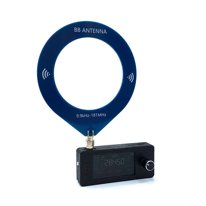 Blue - MINI SI4732 Pocket Radio 0.5-108MHz ESP32-S3 1.9 inch IPS Screen Long Battery Life Full Band