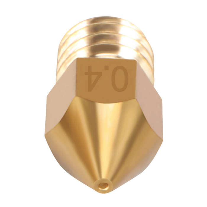 0.4mm - Kingroon MK8 Nozzle 0.2mm 0.4mm 0.5mm 0.6mm 0.8mm 1.0mm 3D Printer Part Extruder M6 Thread B