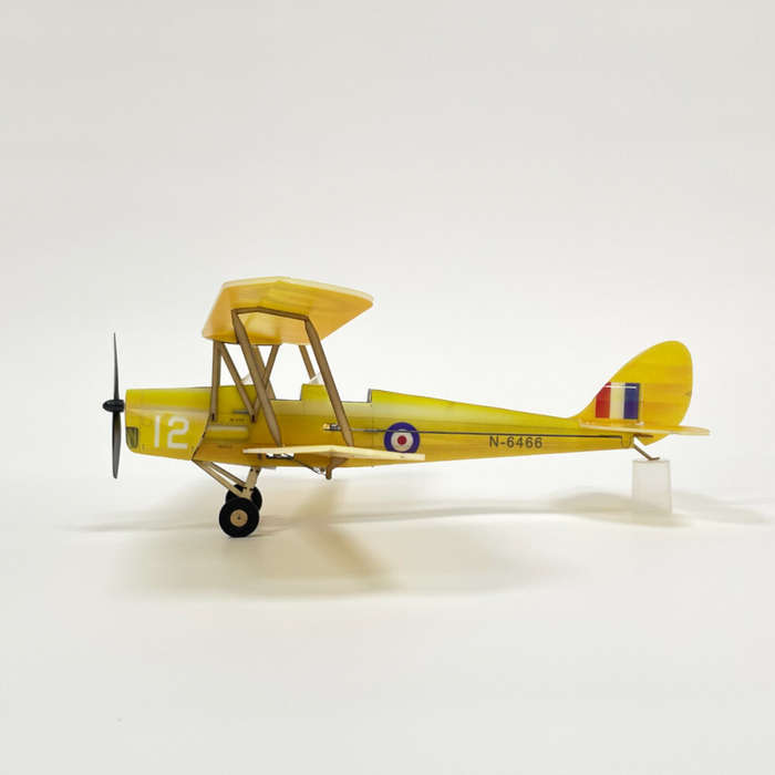 KIT+Motor - MinimumRC Tigermoth DH-82A Micro Scale 360mm Wingspan KT Foam RC Airplane Biplane KIT+Mo