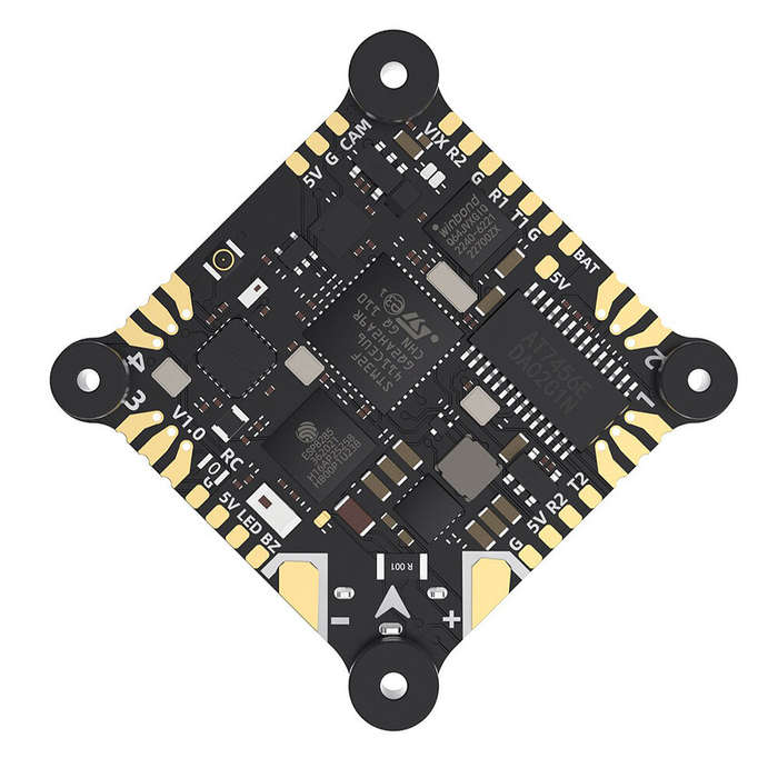 1 PC - 25.5x25.5mm GEPRC TAKER F411-12A-E 1-2S AIO F4 Flight Controller 12A 4in1 ESC for Darkstar20
