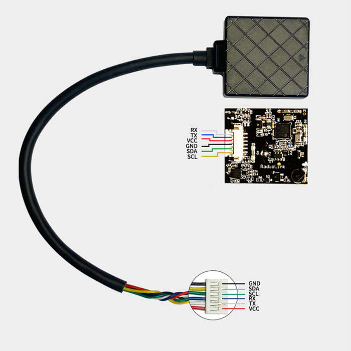 GPS Module - Radiolink M10N GPS Module for Crossflight MiniPix Pixhawk F4 Flight Controller Quadcopt