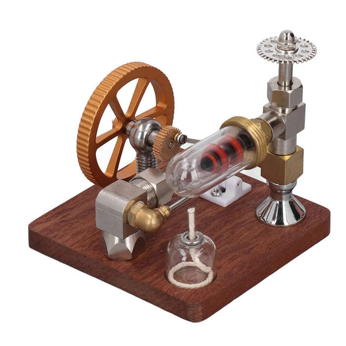 Red - SH-19 Freestyle Piston Stirling Engine Model Science Technology Puzzle Novelty Toys