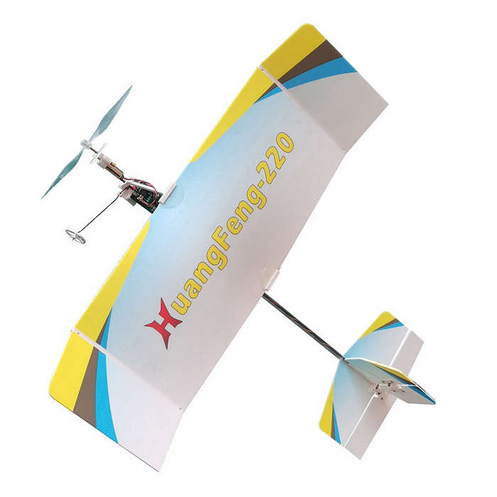 KIT+Motor+Servos - TY Model HuangFeng-220 220mm Wingspan PP Foam Ultra-low Speed Glider Indoor RC Ai