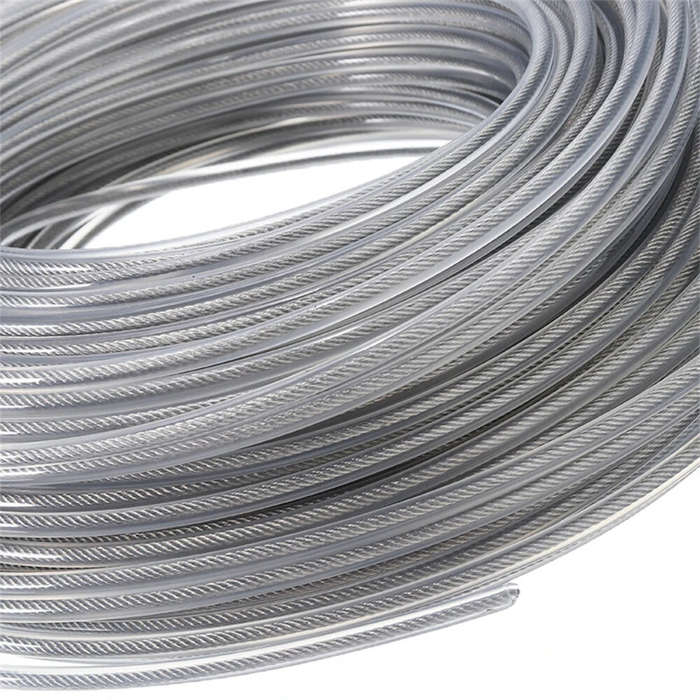 2.4mm - 1PCS 15M Steel Wire Nylon Grass Trimmer Line Round Roll Replacement for Efficient Eco-Friend