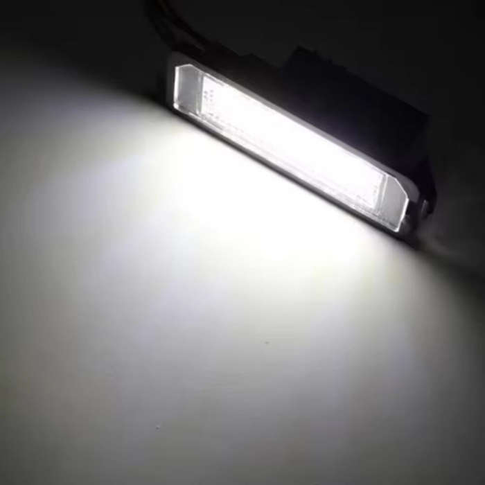 2PCS 12V LED License Plate Lights White Light 1K8943021 3D0943021A 3C5943021 1J6943021B for Volkswag