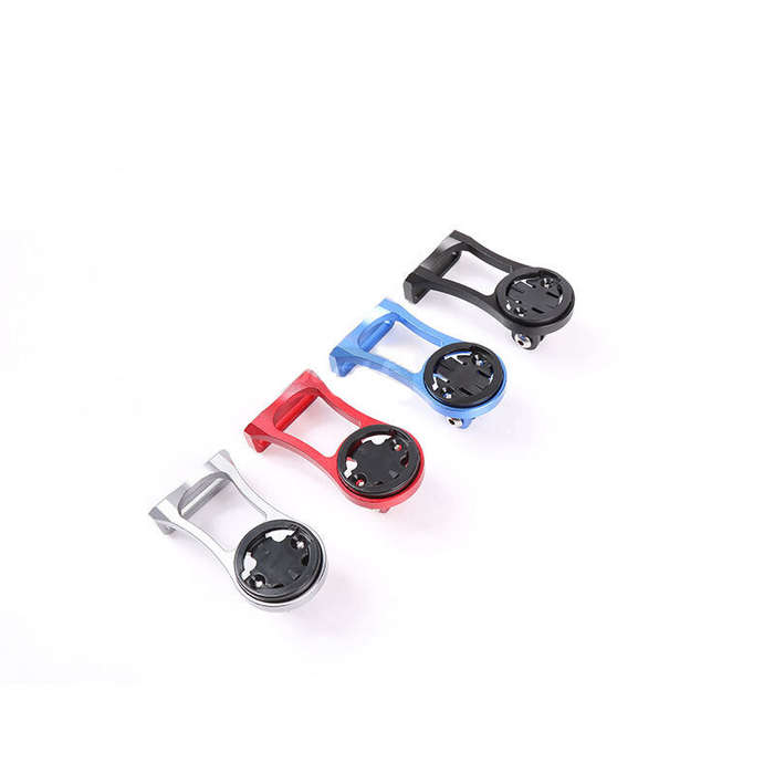 Black - 3 In 1 Bike Holder Aluminum Alloy Code Table Flashlight Seat Odometer Extension Bicycle equi