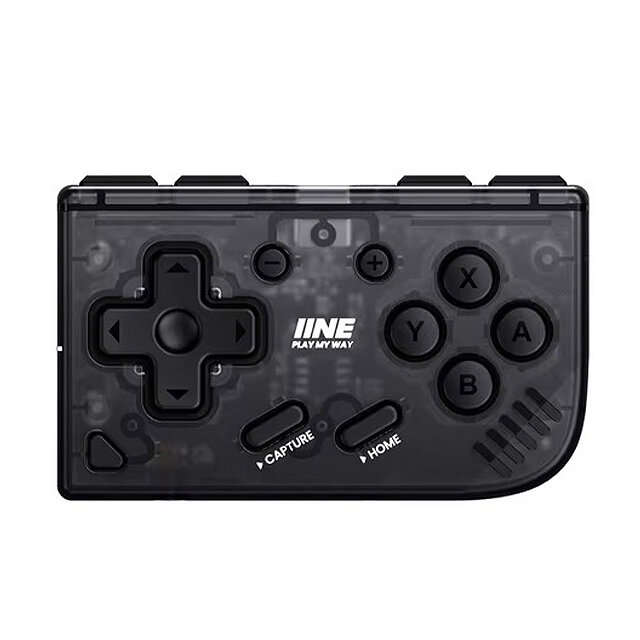 Purple - IINE Mini Retro Ananke Game Controller with Turbo function & Interchangeable Joystick and D