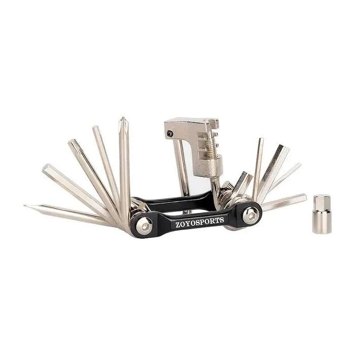Blue - 11 In 1 Portable Multifunctional Bike Repair Tool Kit For Outdoor Bicycle Cycling Repair Tool