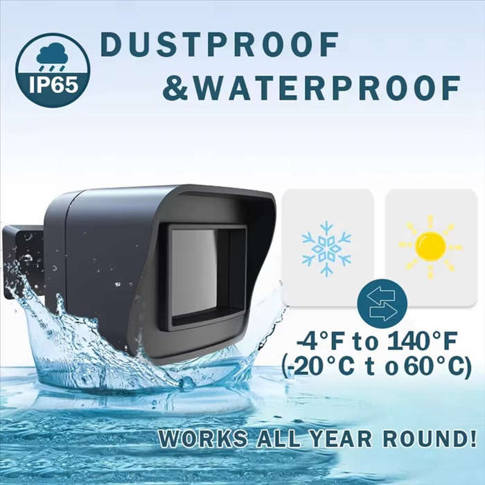 WIFI - Tuya Smart WiFi Outdoors Waterproof Detector Motion Sensor Remote APP Notifications Compatibl