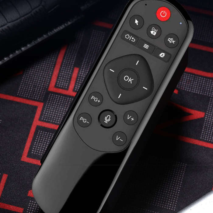 Black - X6 2.4G/bluetooth Remote Control Six-axis Gyro Air Mouse Support IR Learning Function Wirele